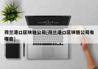 荷兰港口区块链公司[荷兰港口区块链公司有哪些]